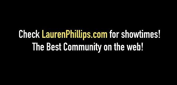  Naughty Nurse Lauren Phillips Cures Limp Dick With Hot Show!